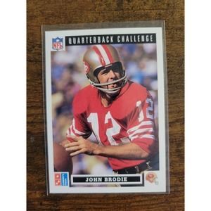 1991 Upper Deck Domino's Quarterback Challenge #33 John Brodie -NFL - Fresh Pull